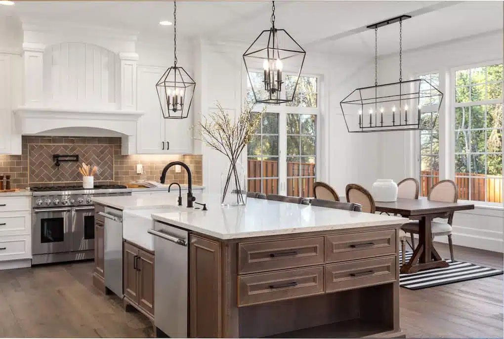 modern kitchen remodeling ideas with functional island
